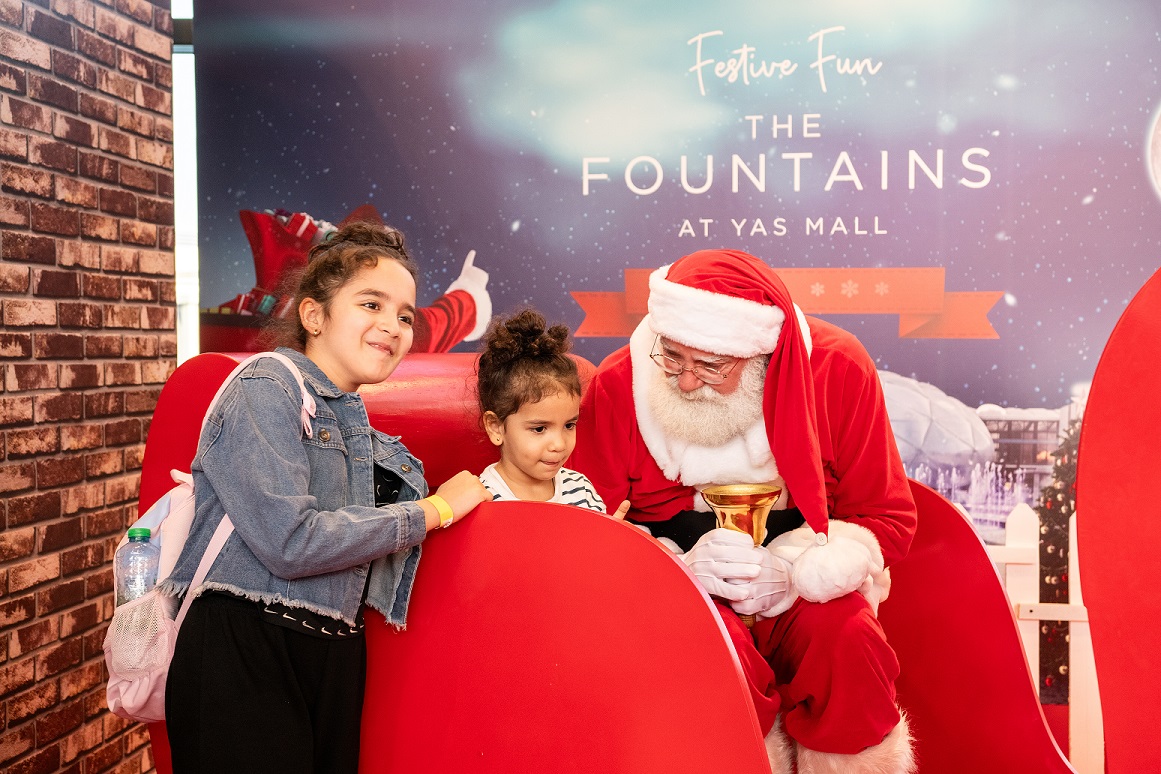 Journey into holiday magic this weekend at The Fountains at Yas Mall